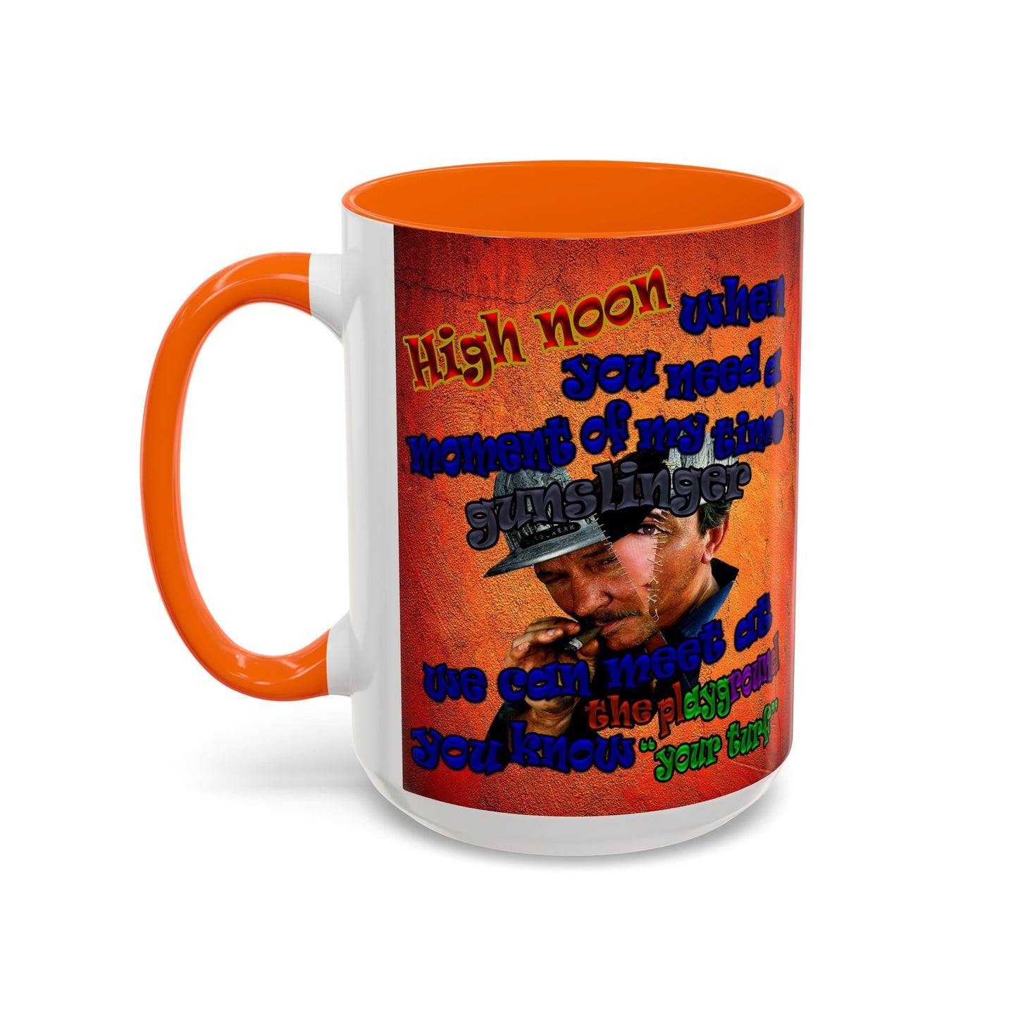 high noon - Accent Mug (burnt orange)