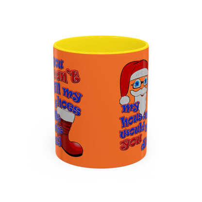 santa's shoes - Accent Mug (crusta)