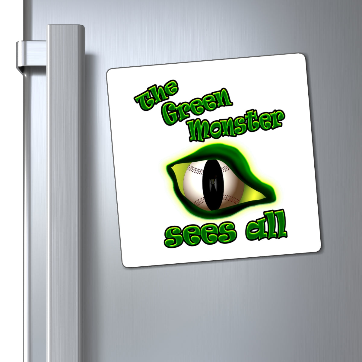 green monster - Magnets - (white)