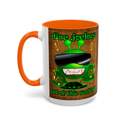 disc jockey - Accent Mug (brown papyrus)