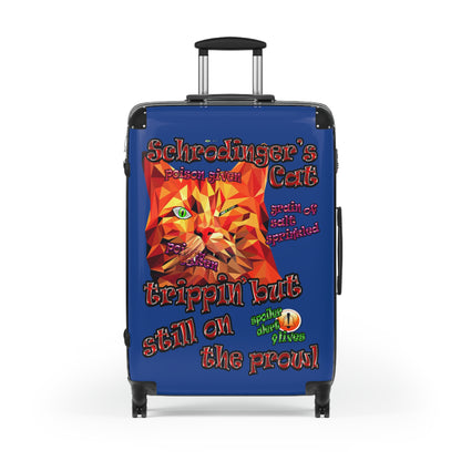 schrodinger's cat - Suitcase (dark blue)