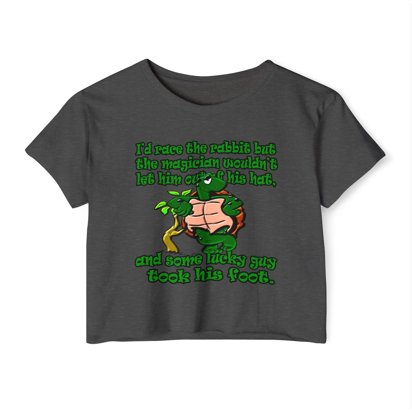 turtle race - Women's Festival Crop Top