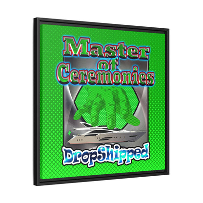 logo - framed canvas art (logo green)