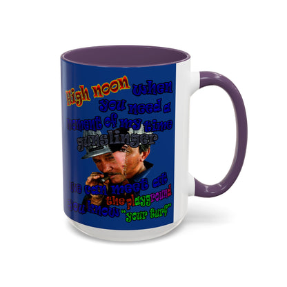 high noon - Accent Mug (dark blue)