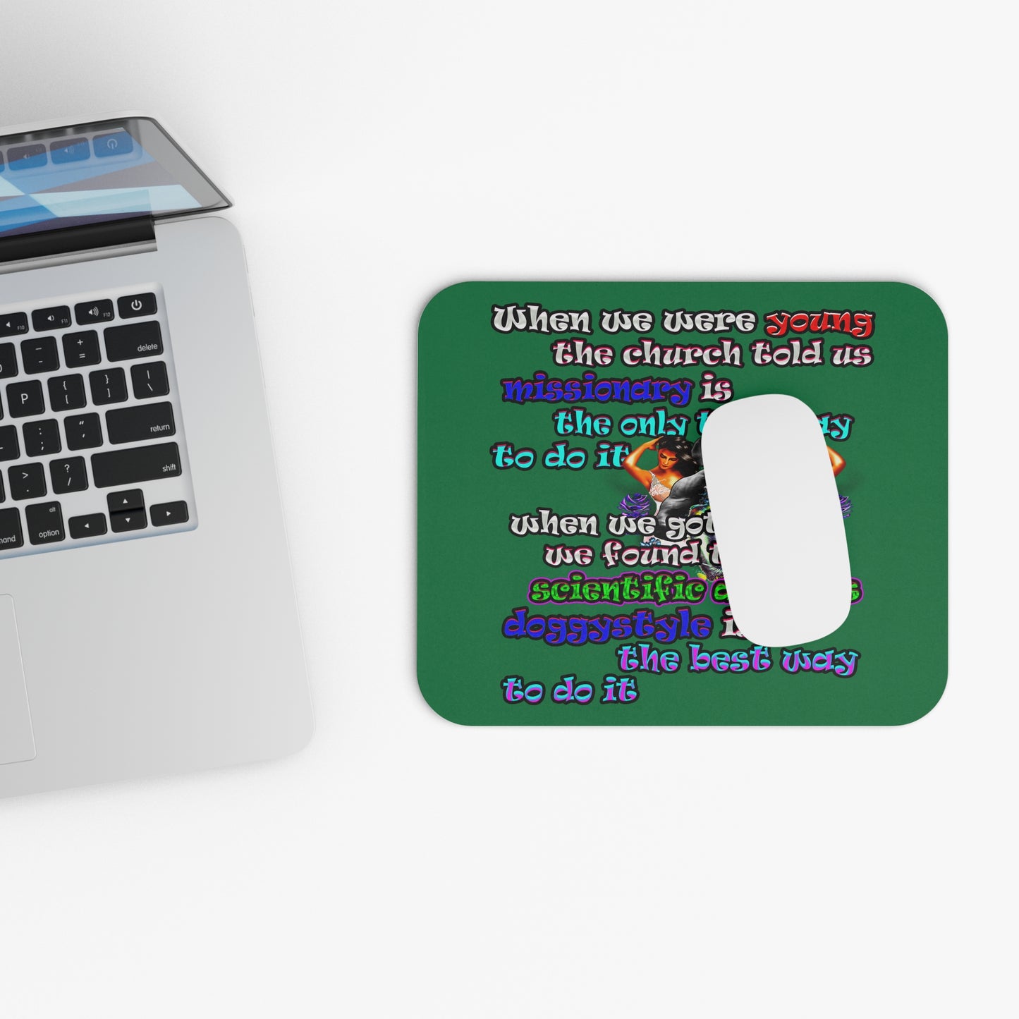doggystyle - Mouse Pad (Rectangle) (dark green)