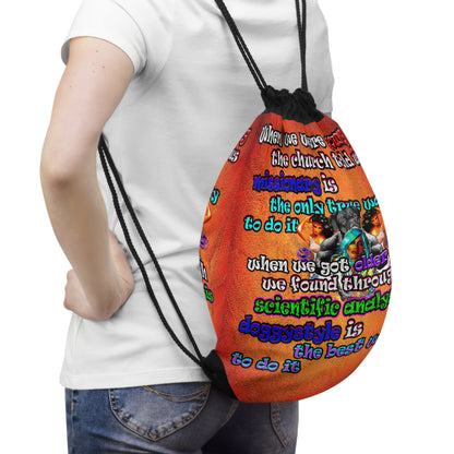 doggystyle - Drawstring Bag (burnt orange)