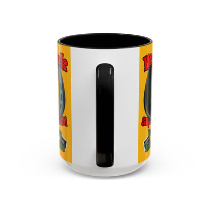 my luck - Accent Mug (yellow)