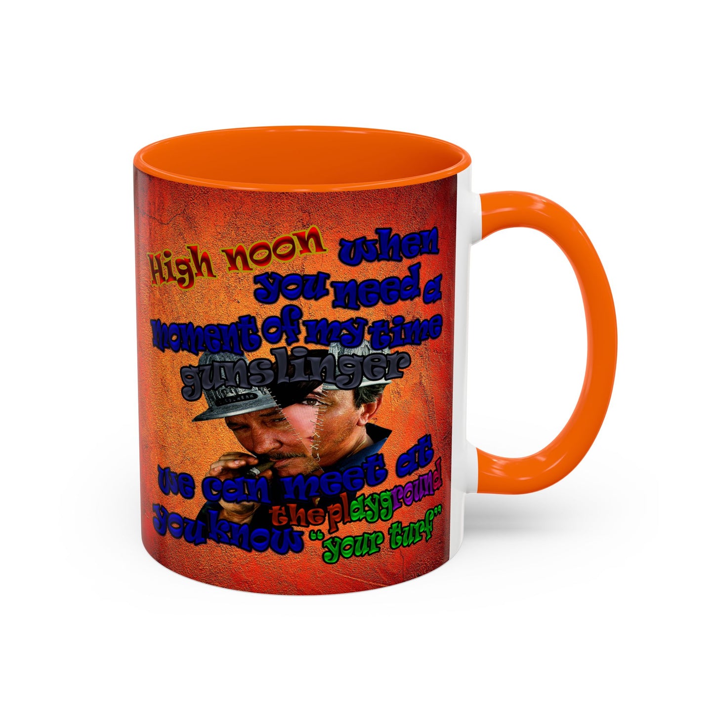 high noon - Accent Mug (burnt orange)