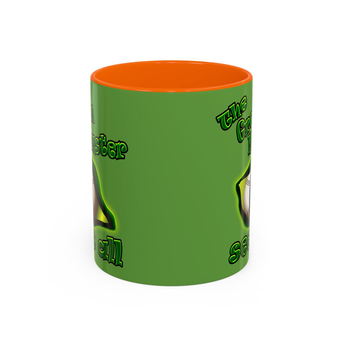 green monster - Accent Mug (green)