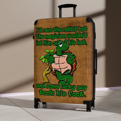 turtle race - Suitcase (brown papyrus)