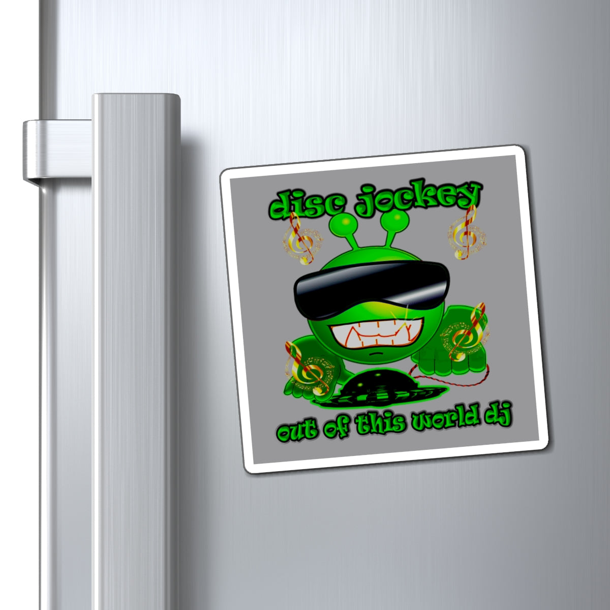 disc jockey - Magnets - (grey)