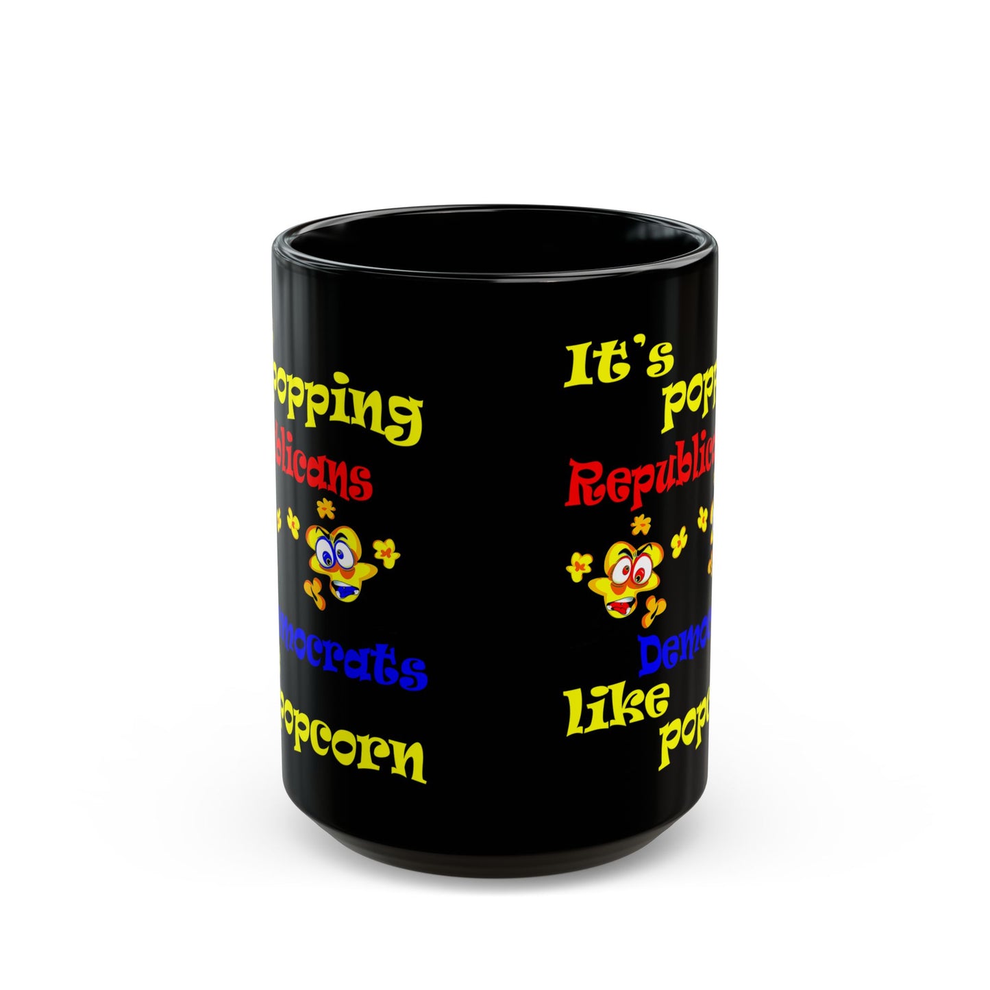 popping like popcorn - Black Mug (black)