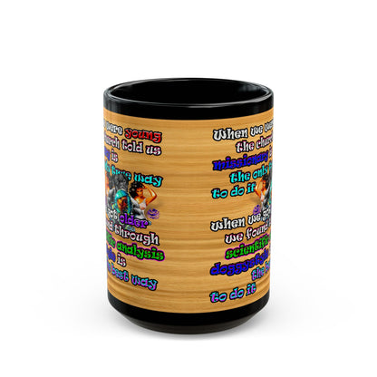 doggystyle - Black Mug (butterscotch wood finish)