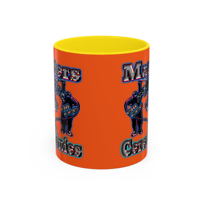 em cee squared - Accent Mug (orange)