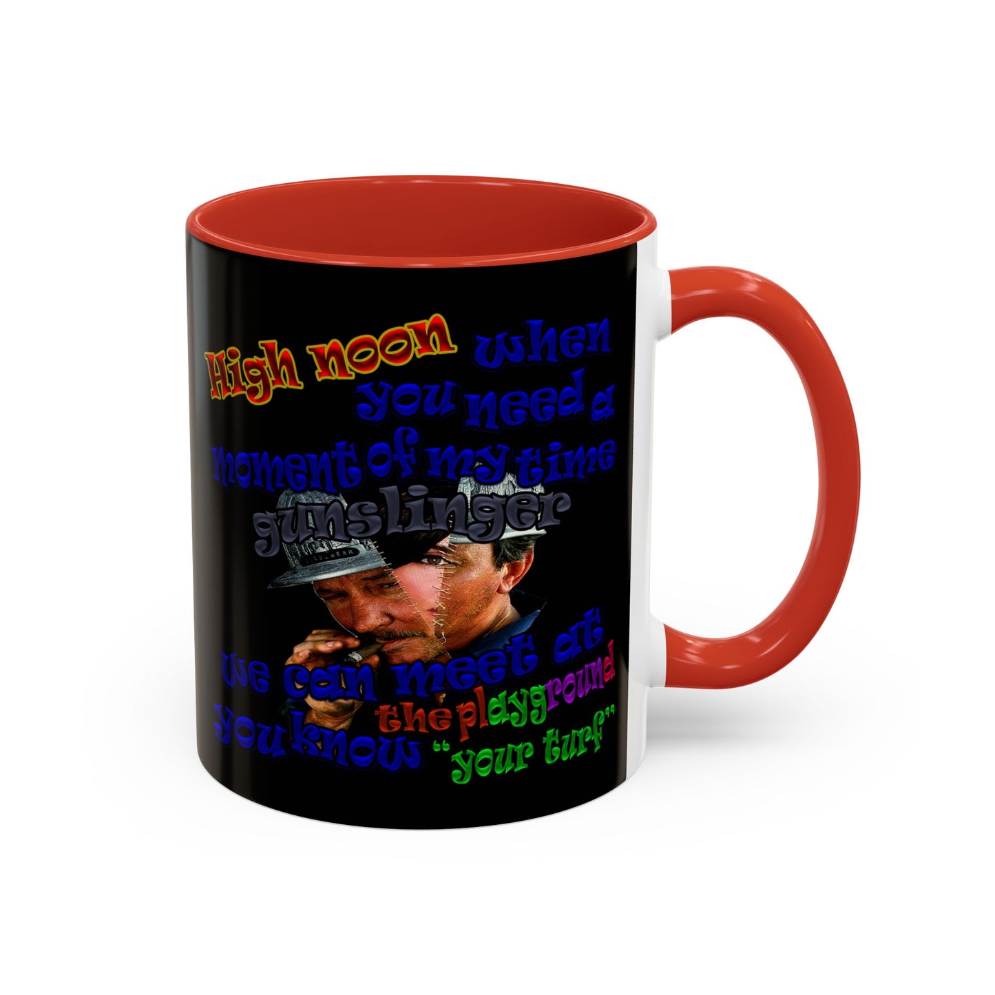 high noon - Accent Mug (black)