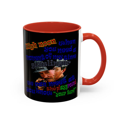 high noon - Accent Mug (black)