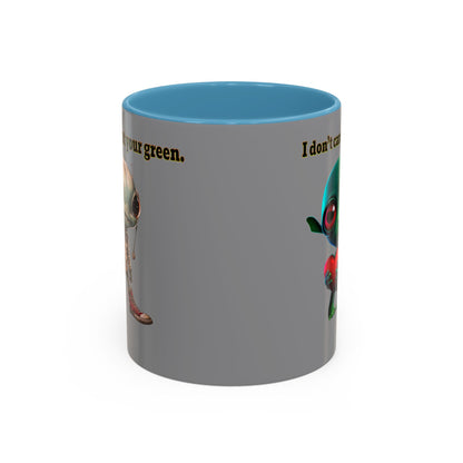I don't care that your grey - Accent Mug (grey)