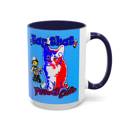 tag that - Accent Mug (light blue-purple wave)