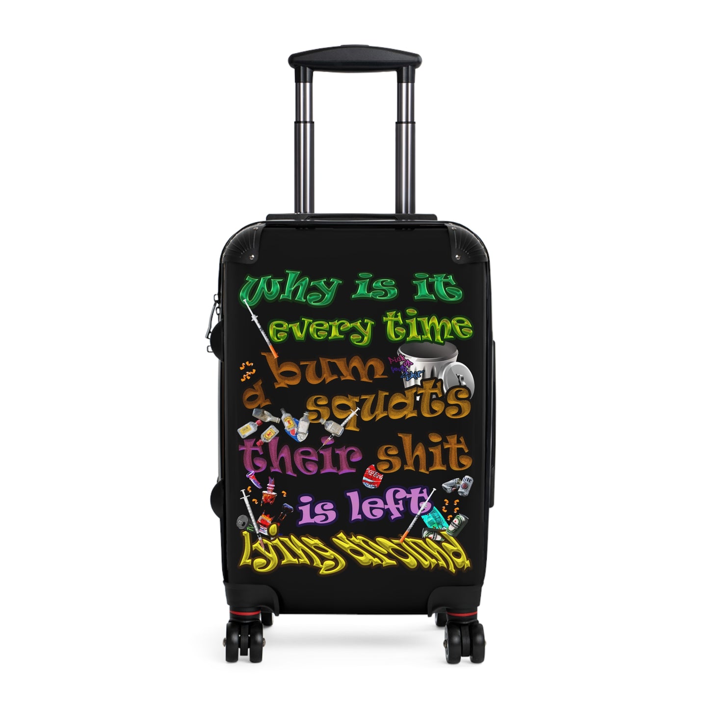 the bum's shit - Suitcase (black)