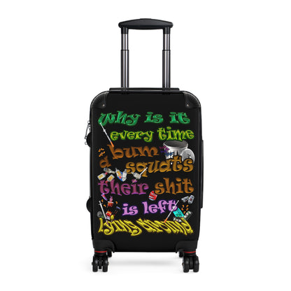 the bum's shit - Suitcase (black)