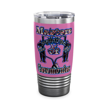 em cee squared - Ringneck Tumbler, 20oz (light pink)