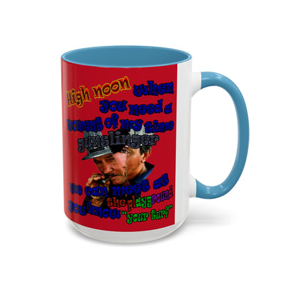 high noon - Accent Mug (dark red)