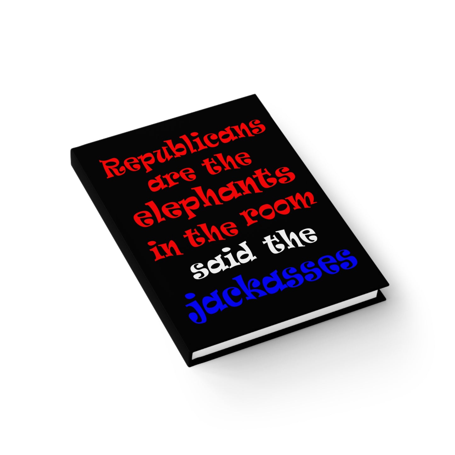donkeys and elephants - journal-blank (black)