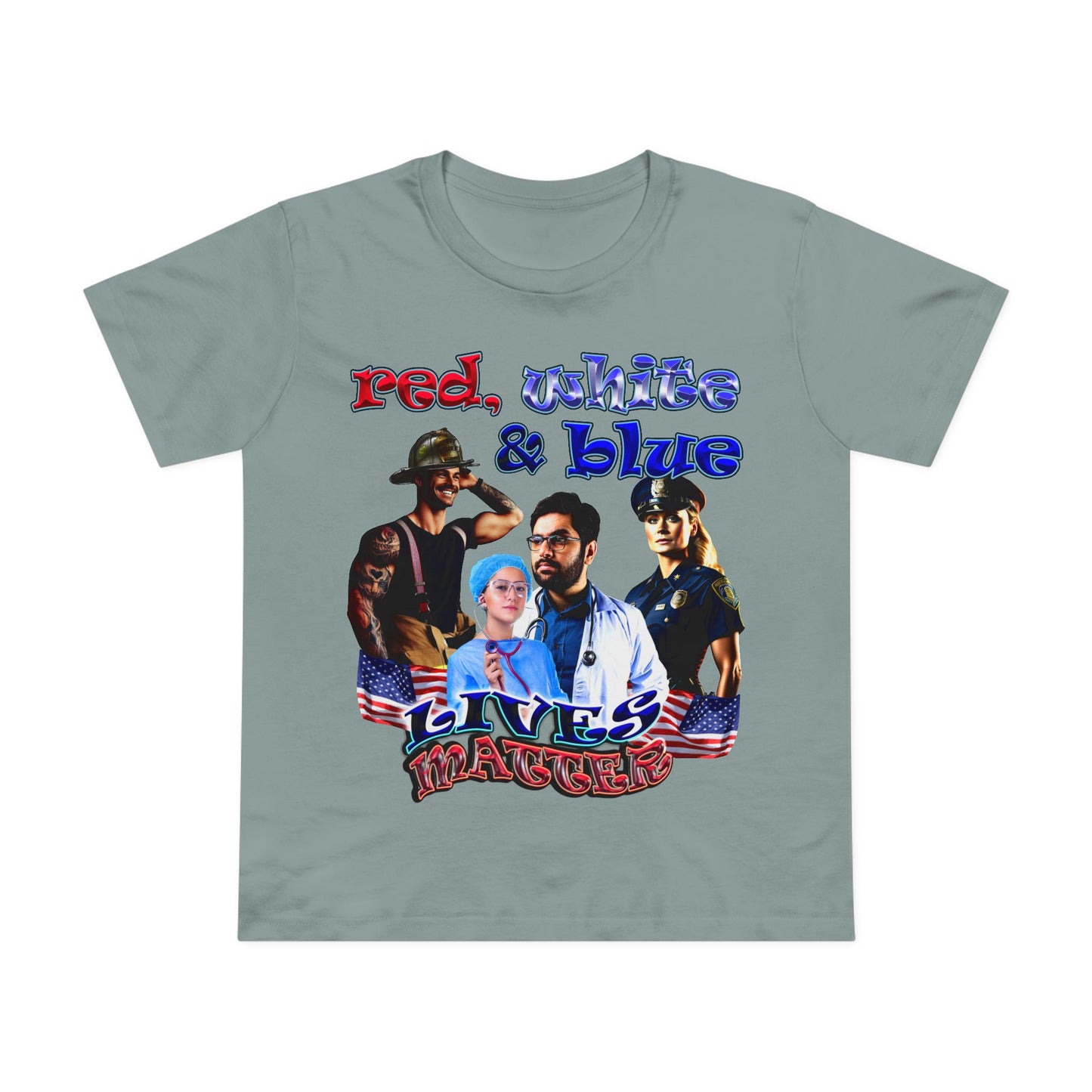 rw&b lives matter - Women’s Maple Tee