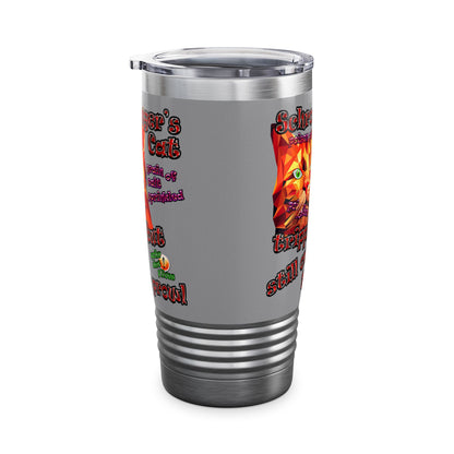 schrodinger's cat - Ringneck Tumbler, 20oz (grey)