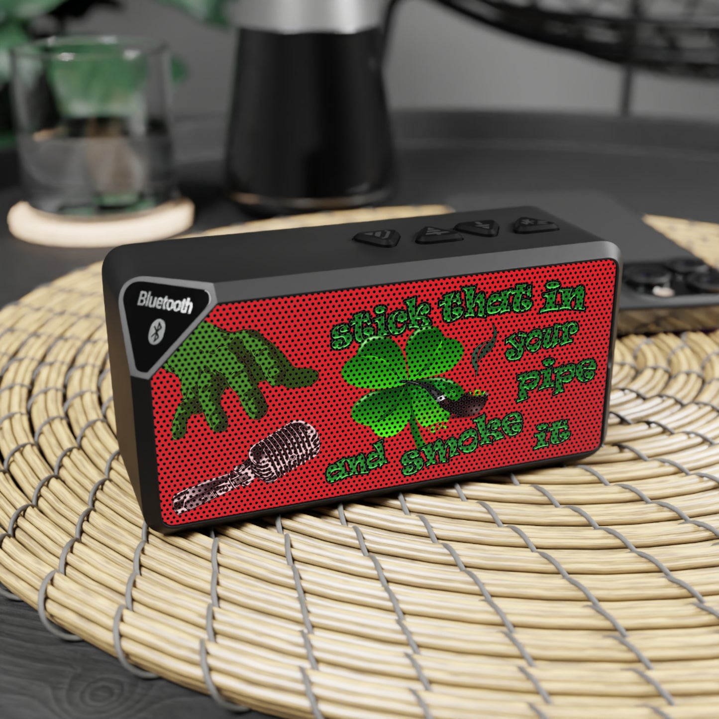 stick that in your pipe and smoke it - Jabba Bluetooth Speaker (red)