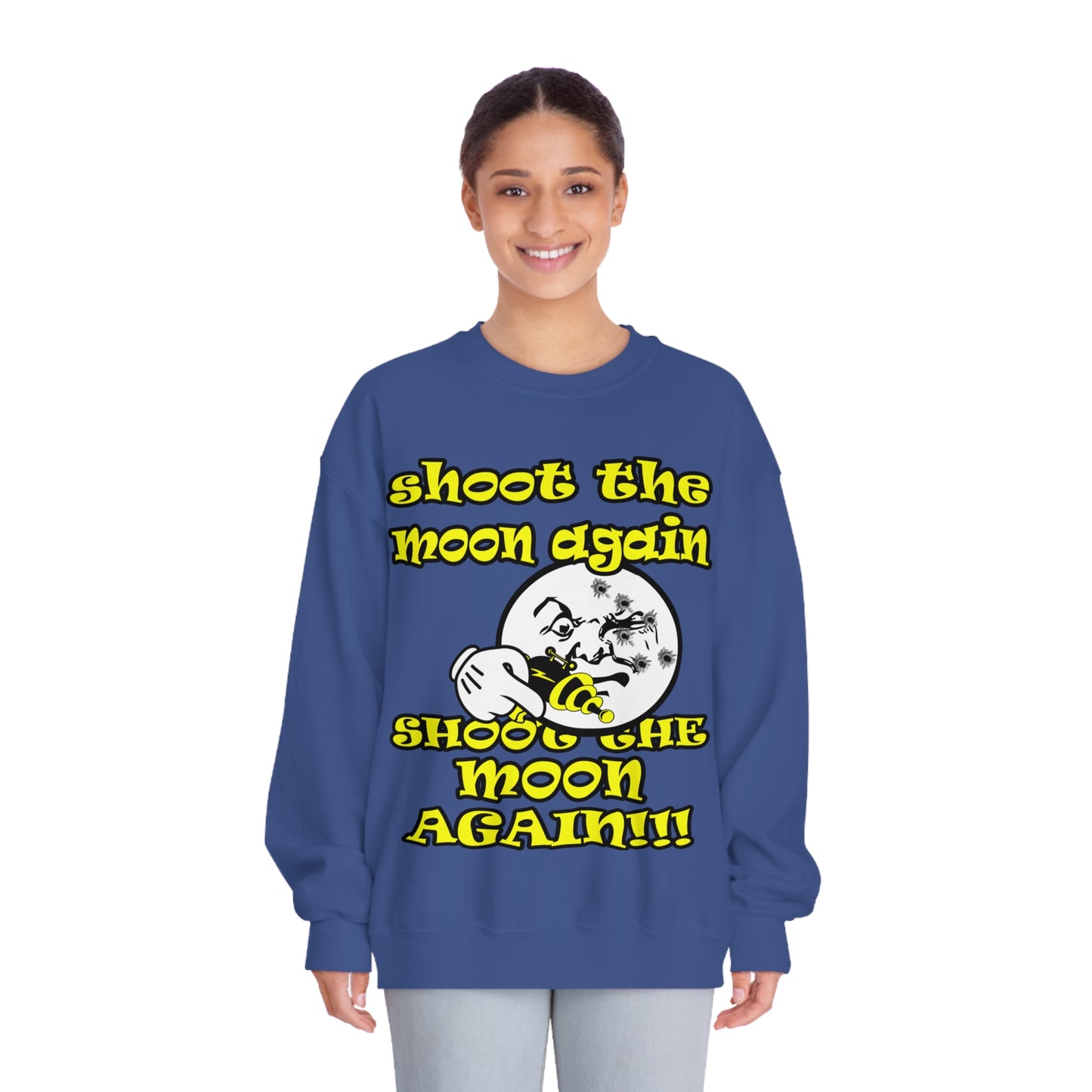 shoot the moon - Unisex DryBlend® Crewneck Sweatshirt