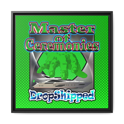 logo - framed canvas art (logo green)