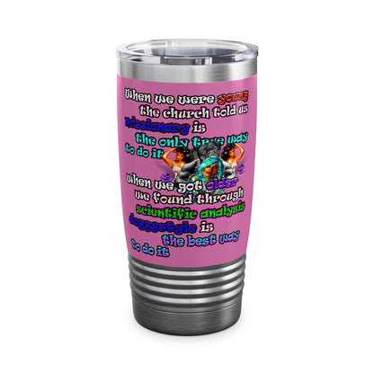doggystyle - Ringneck Tumbler, 20oz (light pink)