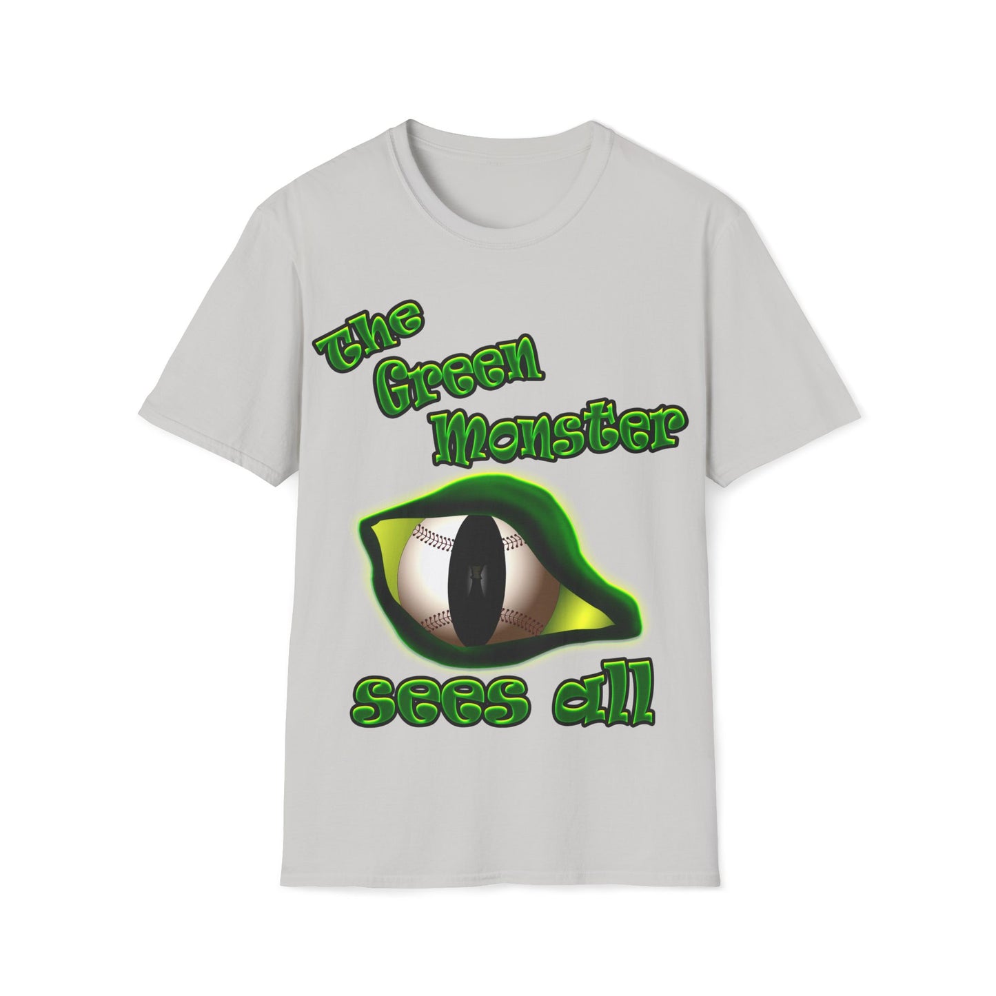 green monster - Unisex Softstyle T-Shirt