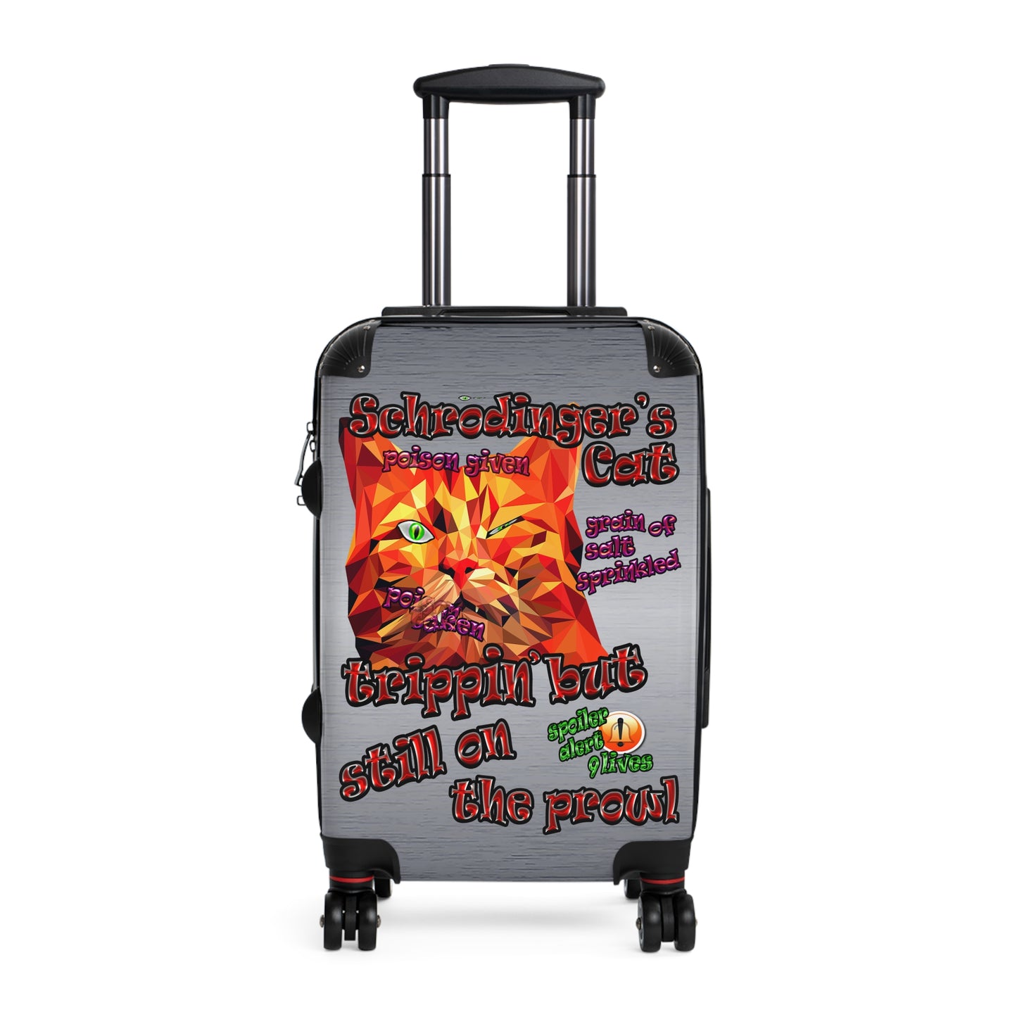 schrodinger's cat - Suitcase (brushed nickel)