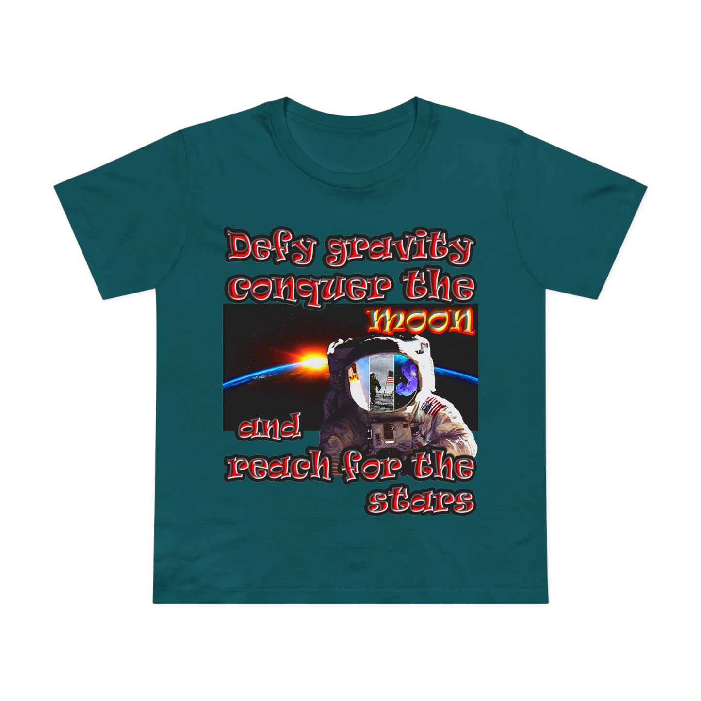 defy conquer reach - Women’s Maple Tee