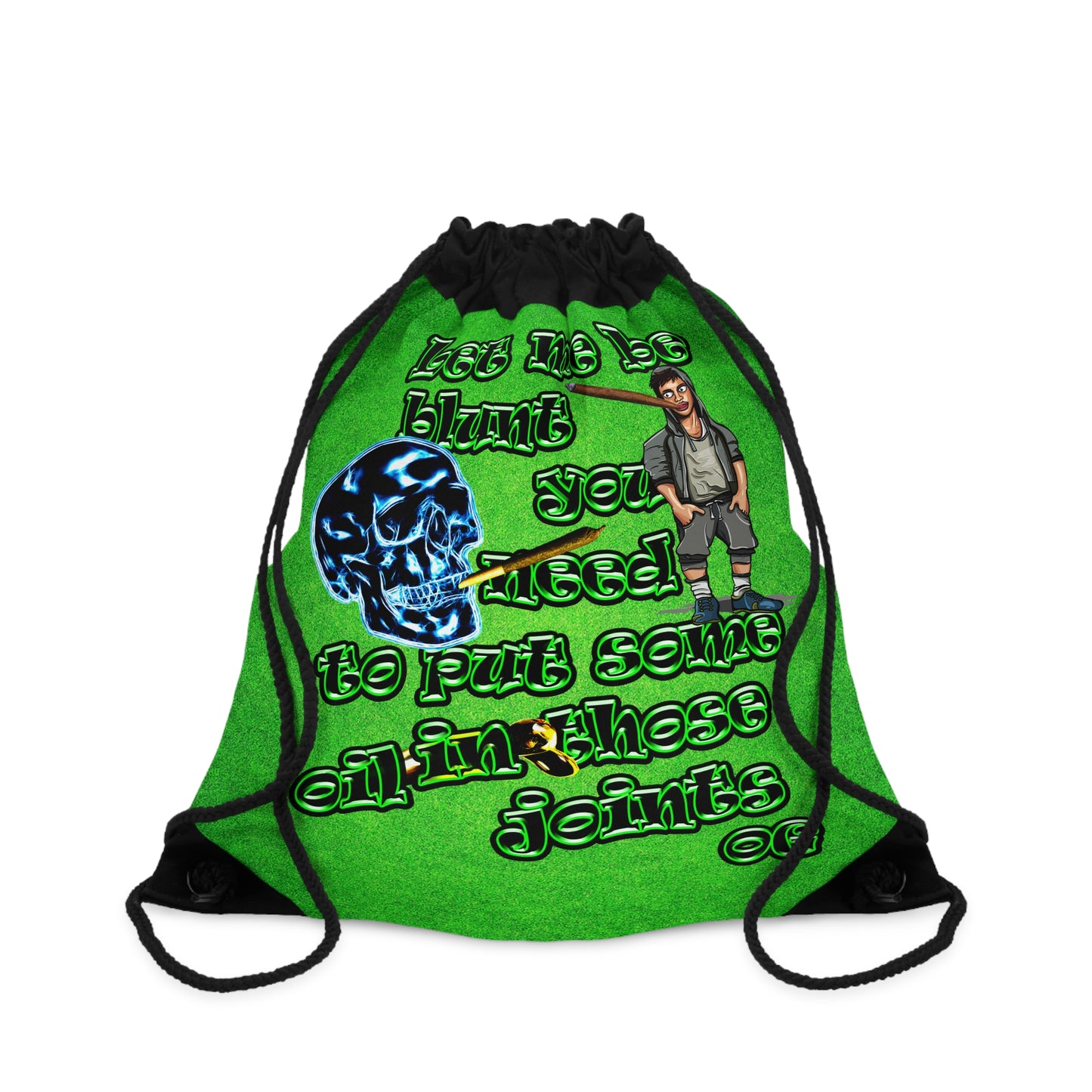 og - Drawstring Bag (green turf)