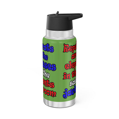 donkeys and elephants - Gator Tumbler, 32oz (green)