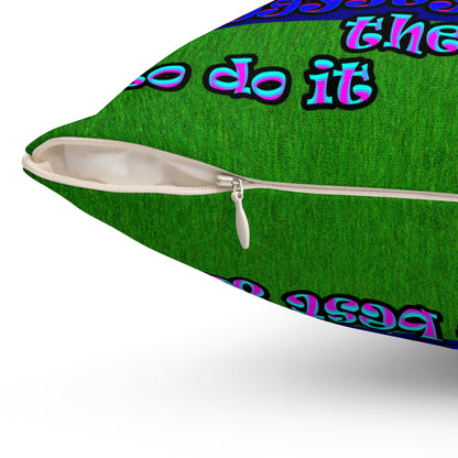 doggystyle - Spun Polyester Square Pillow - ('snoops' background)