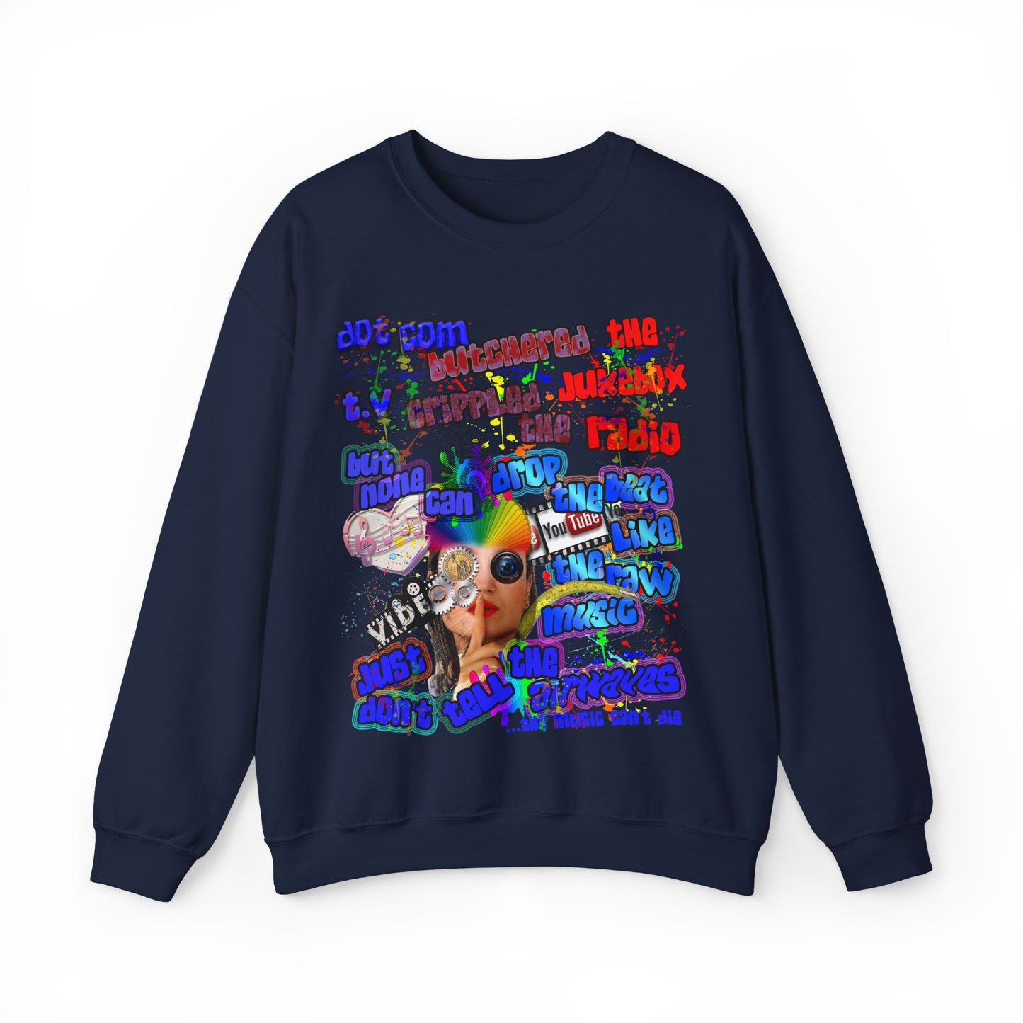 drop the beat - Unisex Heavy Blend™ Crewneck Sweatshirt