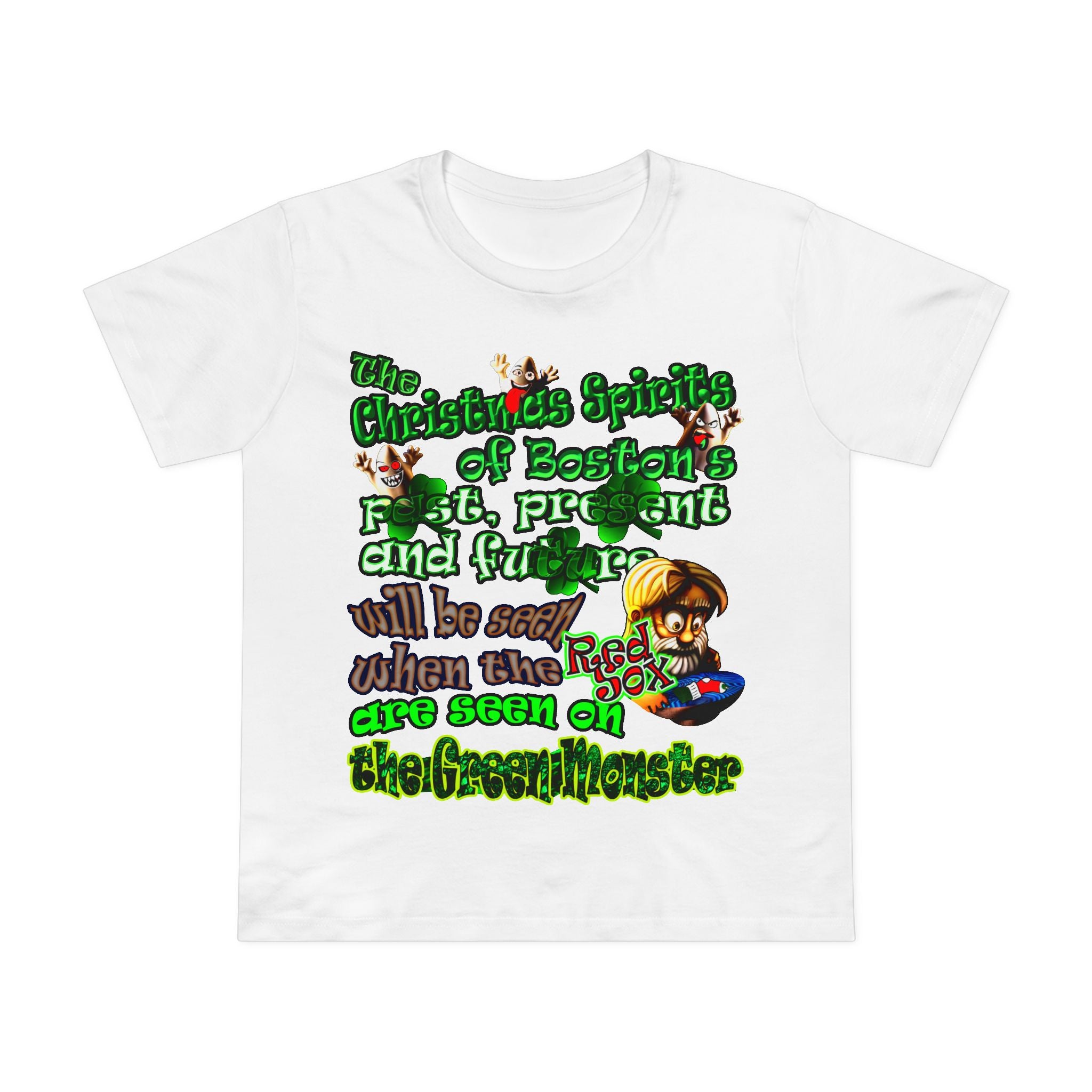 christmas spirits of boston - Women’s Maple Tee
