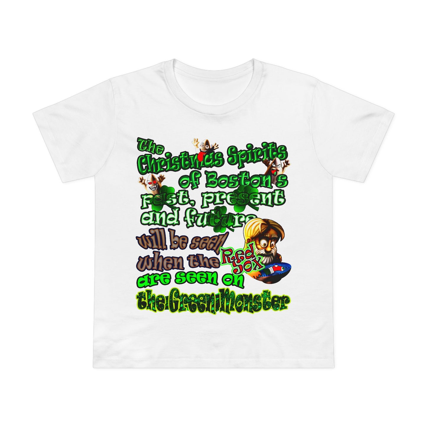 christmas spirits of boston - Women’s Maple Tee