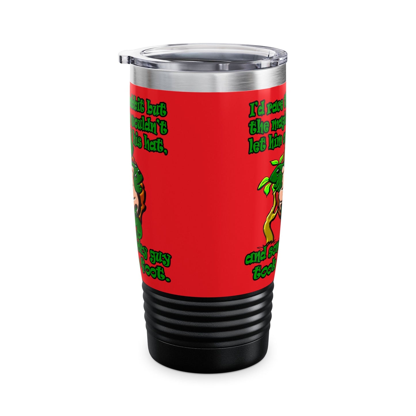 turtle race - Ringneck Tumbler, 20oz (red)