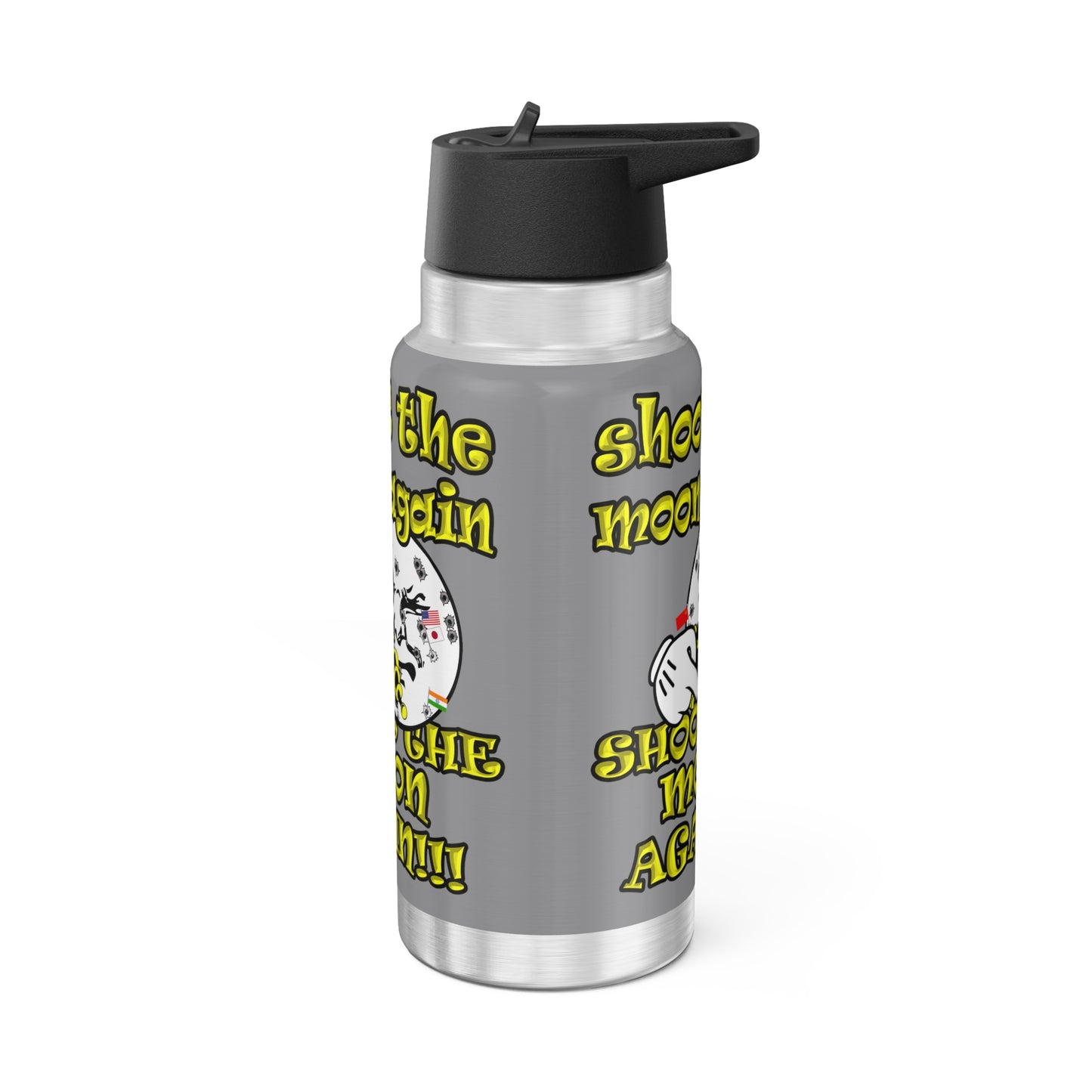 shoot the moon again - Gator Tumbler, 32oz (grey)