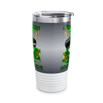 disc jockey - Ringneck Tumbler, 20oz (brushed nickel)
