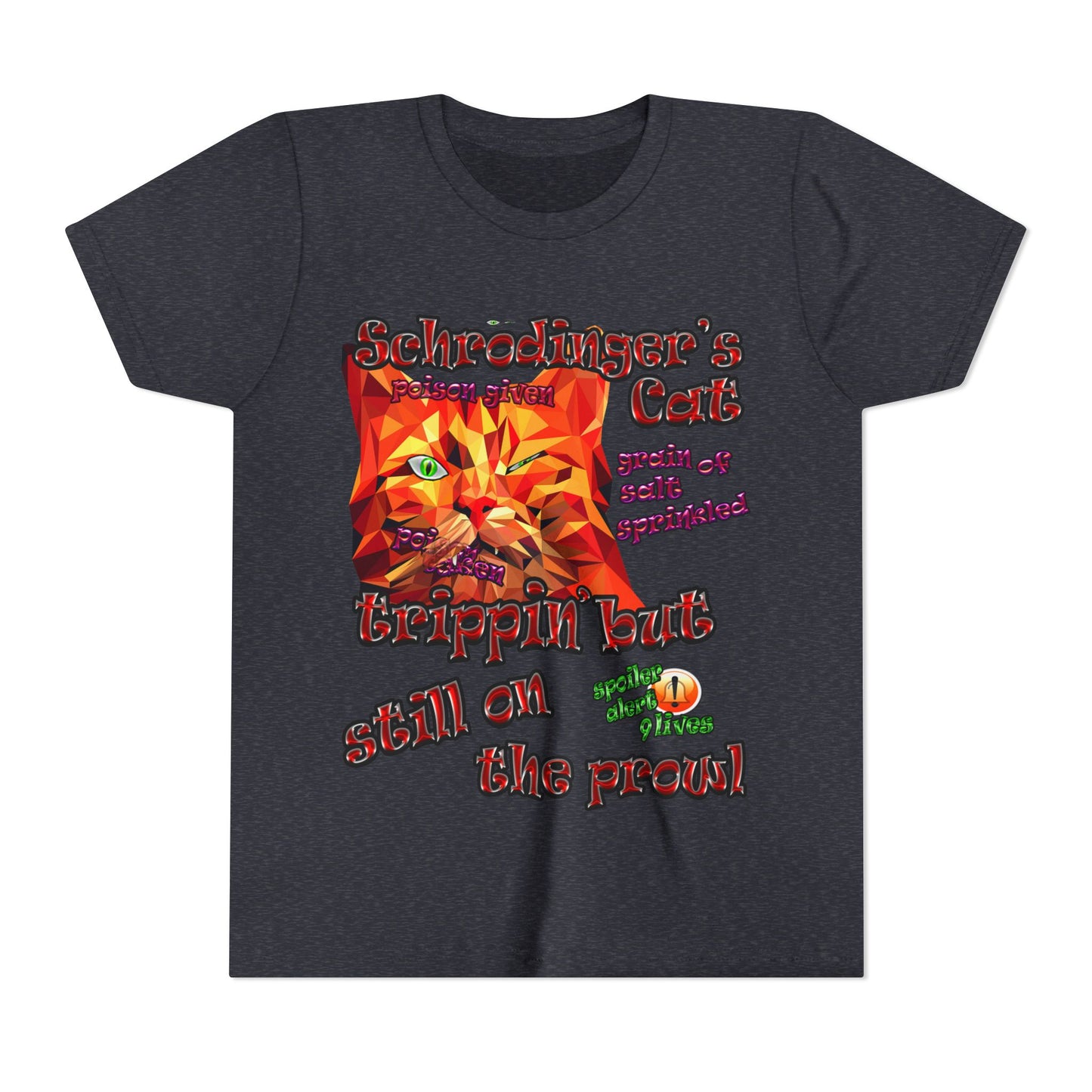 schrodinger's cat - Youth Short Sleeve Tee