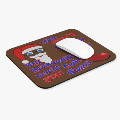 santa's shoes - Mouse Pad (Rectangle) (brown)