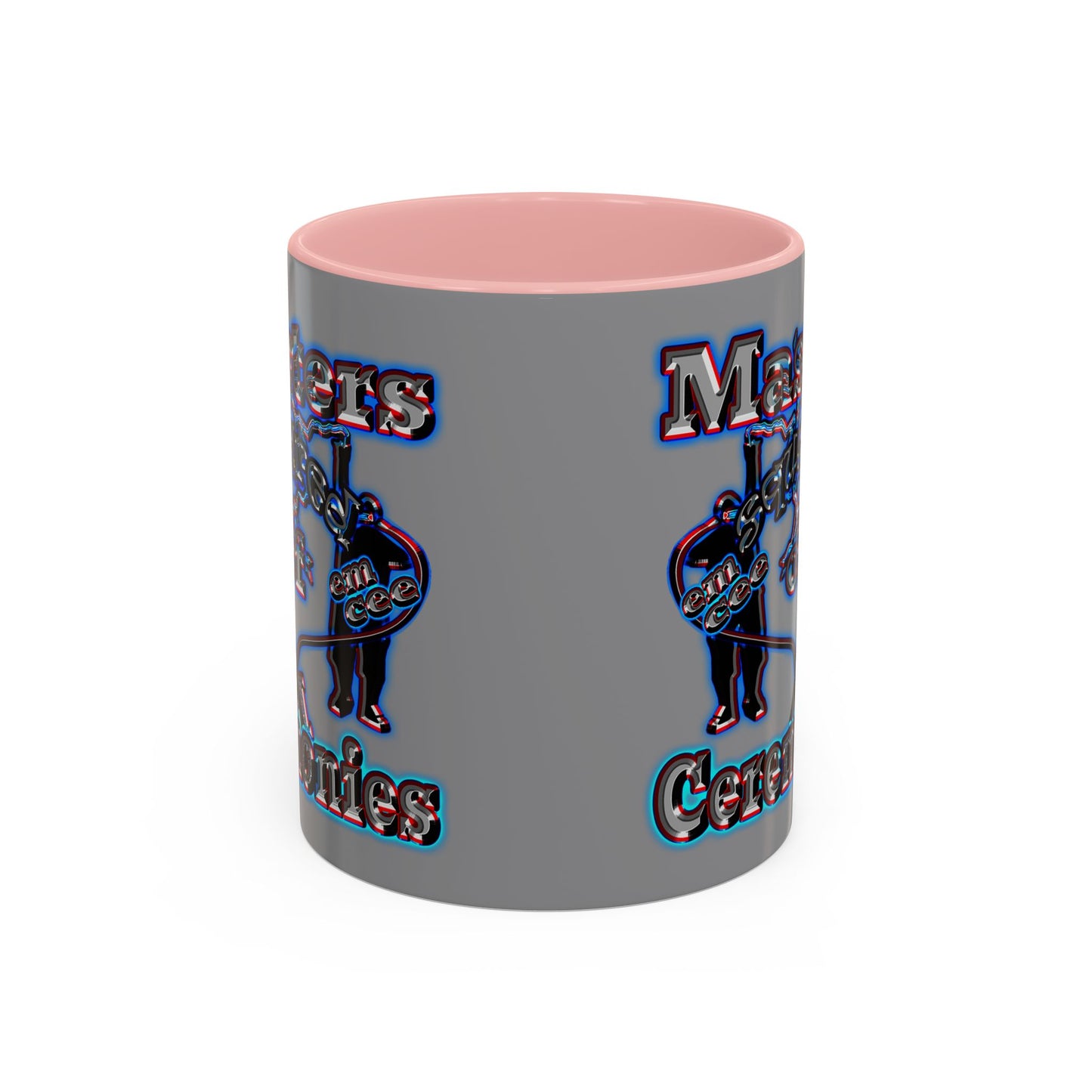 em cee squared - Accent Mug (grey)