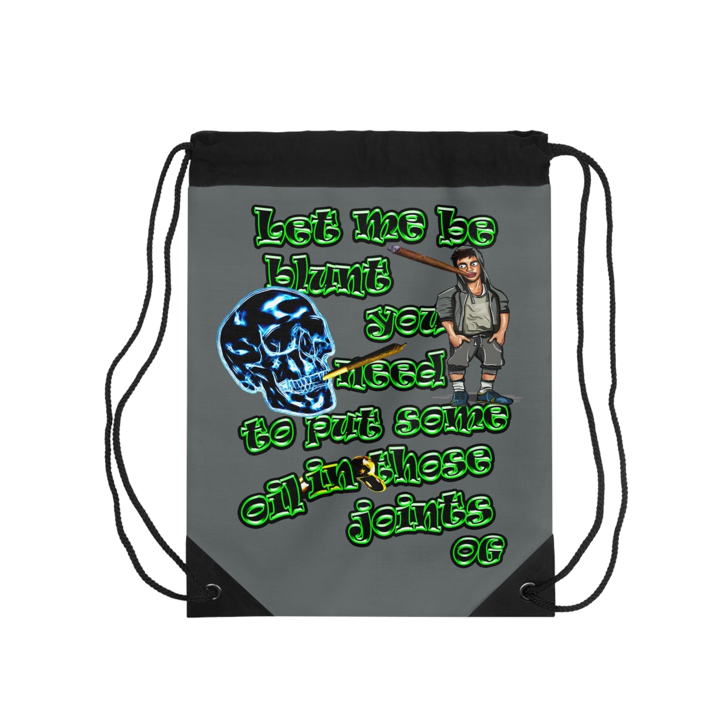 og - Drawstring Bag (dark grey)