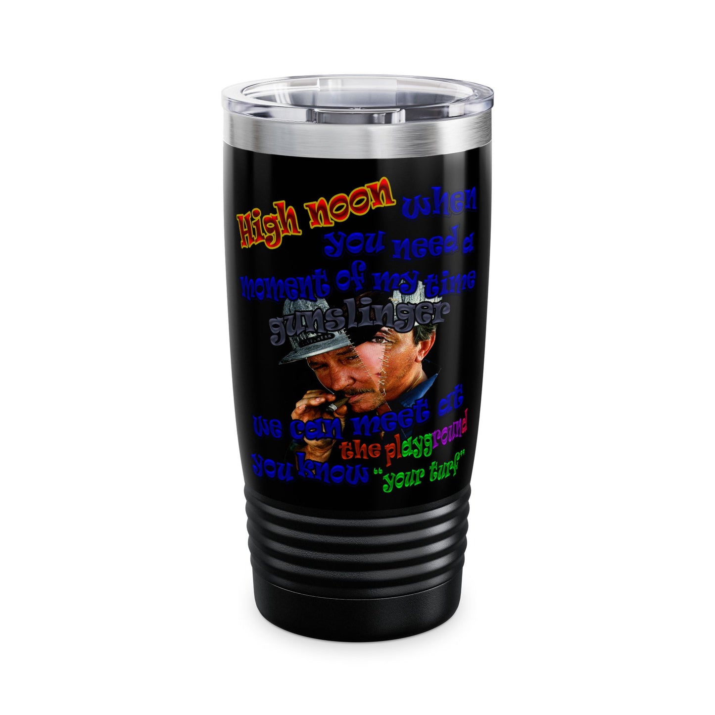 high noon - Ringneck Tumbler, 20oz (black)